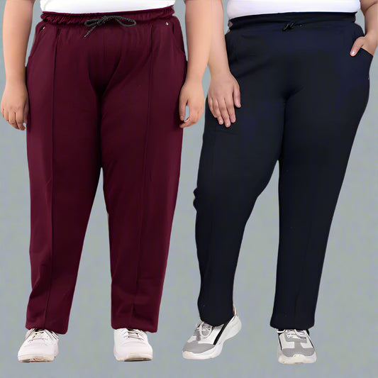 Combo Pack of Cotton Track Pants For Women