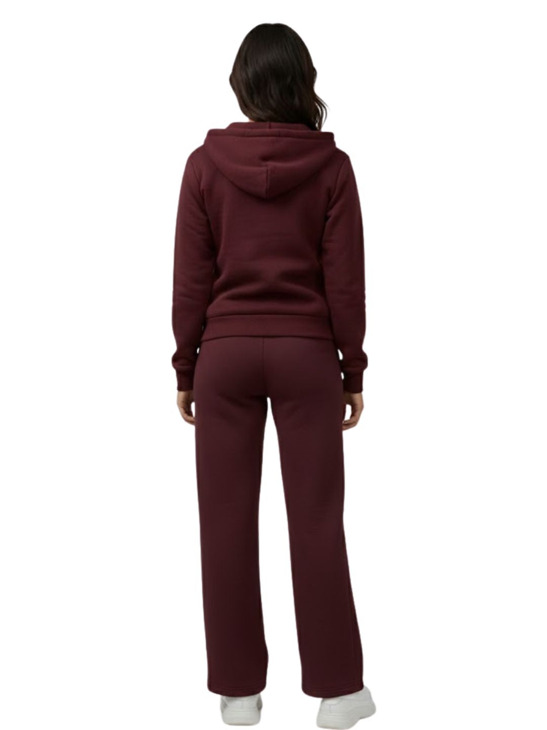 Winters Ultra Warm Fleece Tracksuit Set - Cherry Blossom