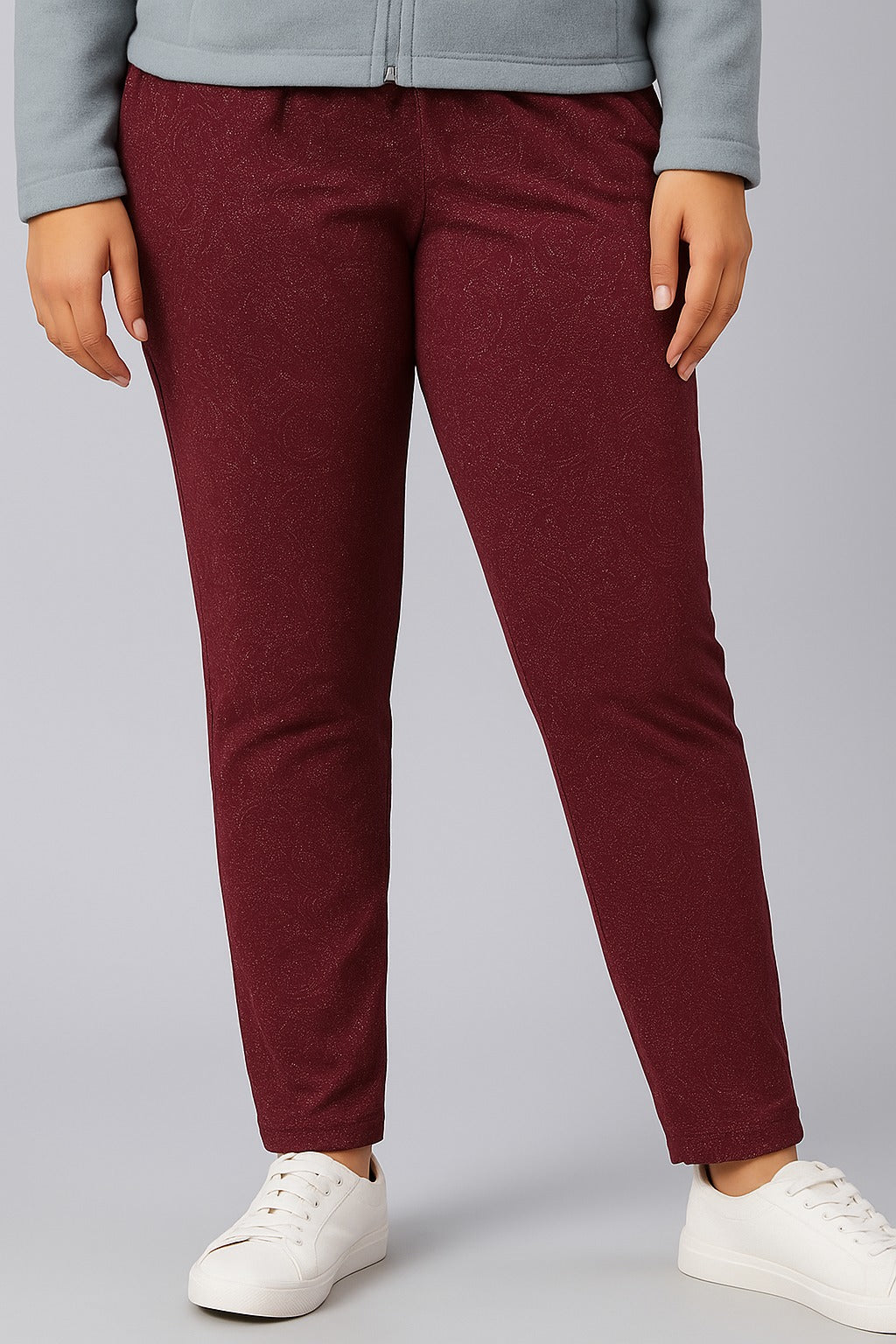 Women Printed Relaxed Loose Fit Mid-Rise Joggers