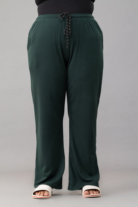 Cotton Loose Track Pants For Ladies