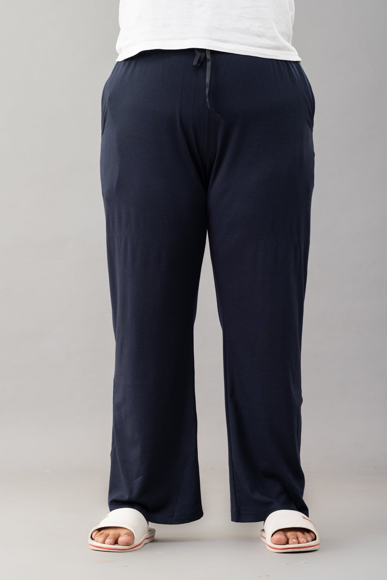 Navy Blue Trackpants for Women ( Available in Plus Size)