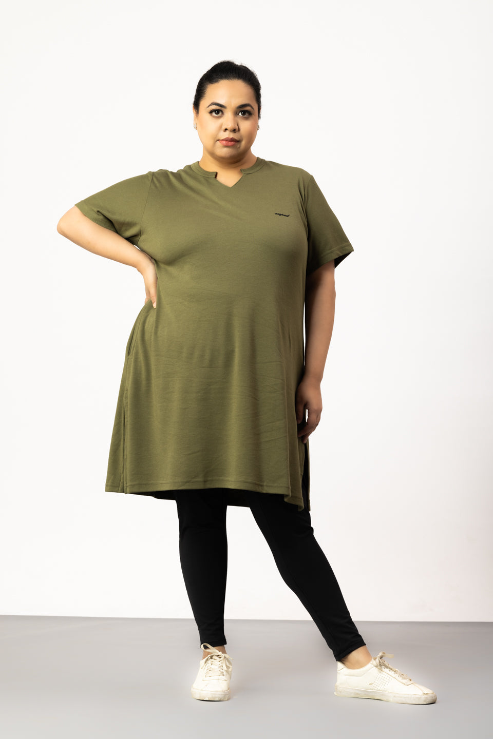 Buy Comfortable Half Sleeves Plus Size Cotton Long Top For Women In Black  Online In India - Cupidclothings – Cupid Clothings
