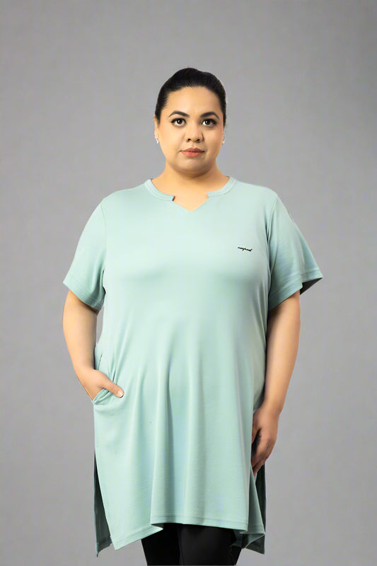 V Neck Long Top For Women