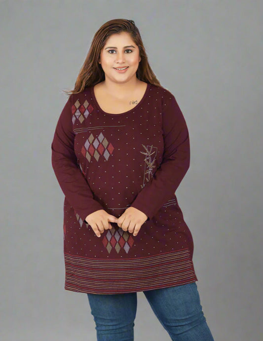 Buy cotton long top for women