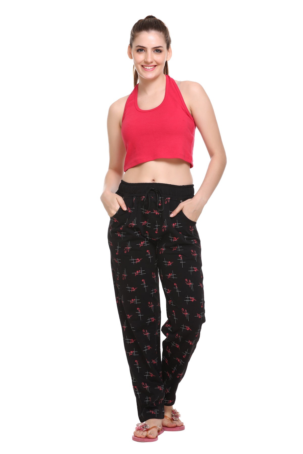 Cotton Printed Pajamas For Women
