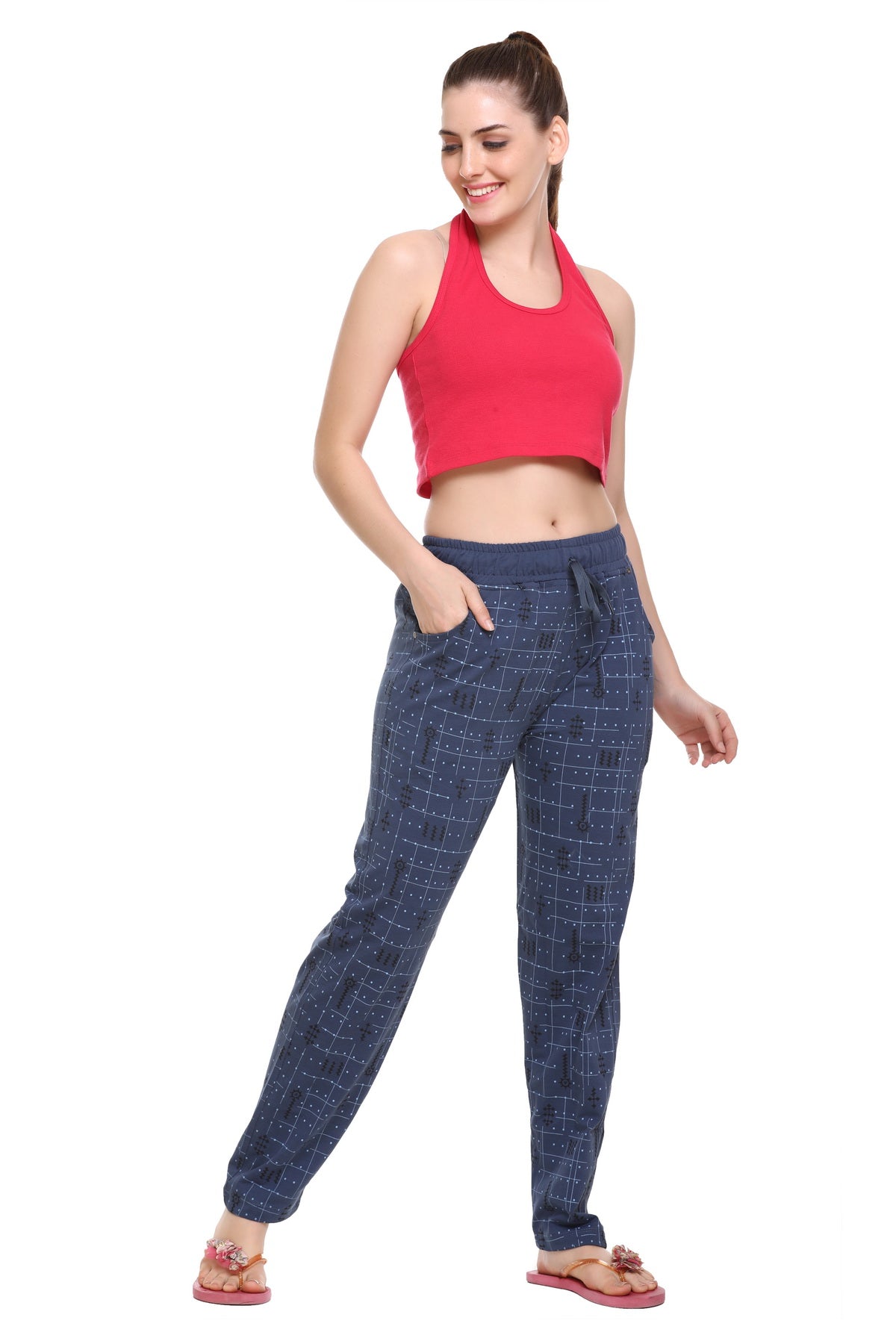 Cotton Printed Pajamas For Women