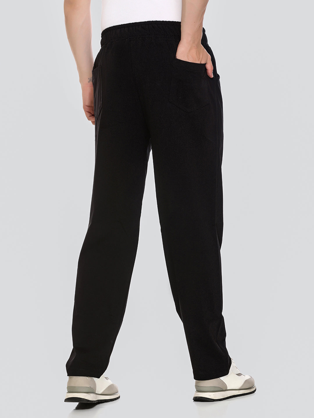 Comfy Black Cotton Jinxer Regular Fit Sports Lowers For Men At Best Prices Online In India