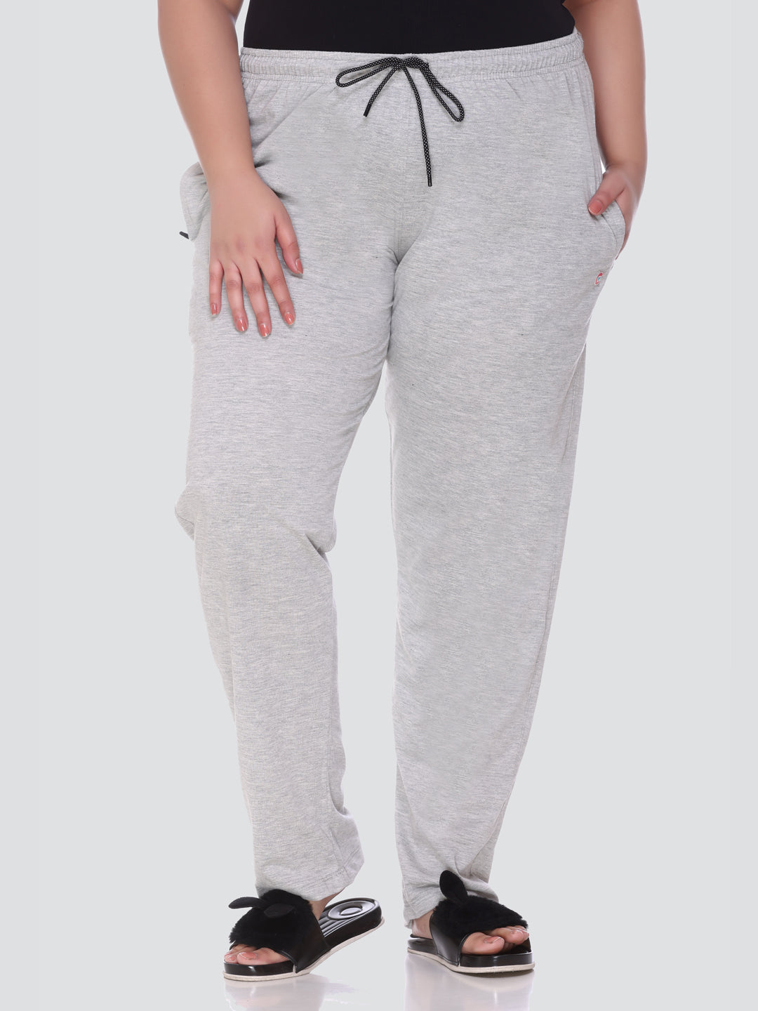 Buy Grey Cotton Track Pants For Women At Best Prices
