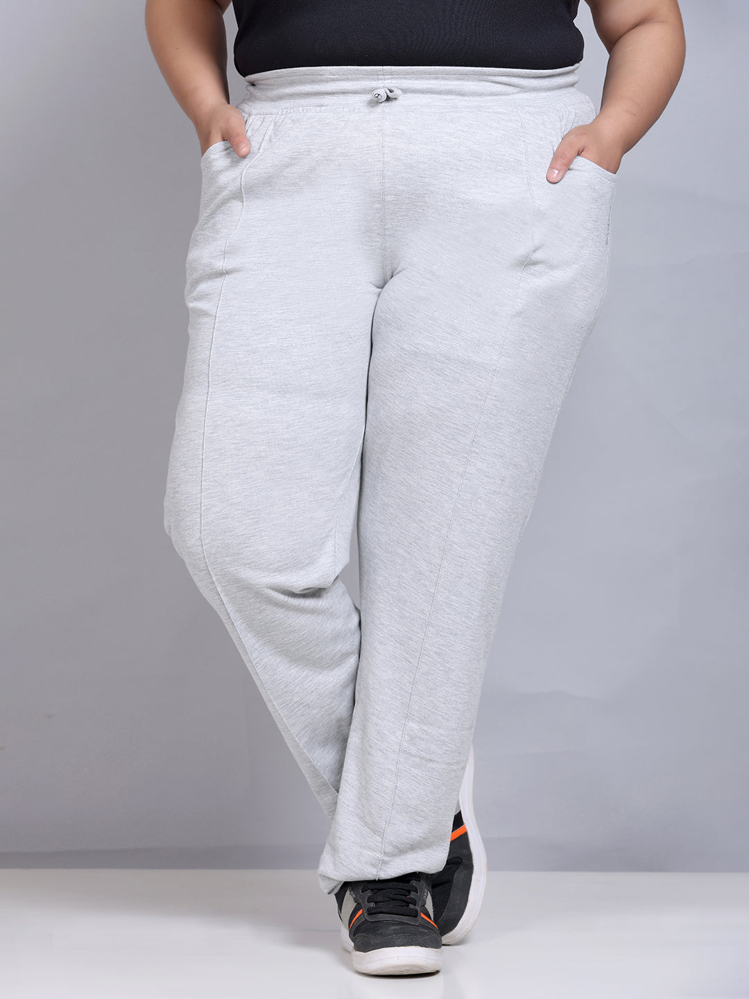 Soft Cotton Relaxed Fit Lounge Track Pants