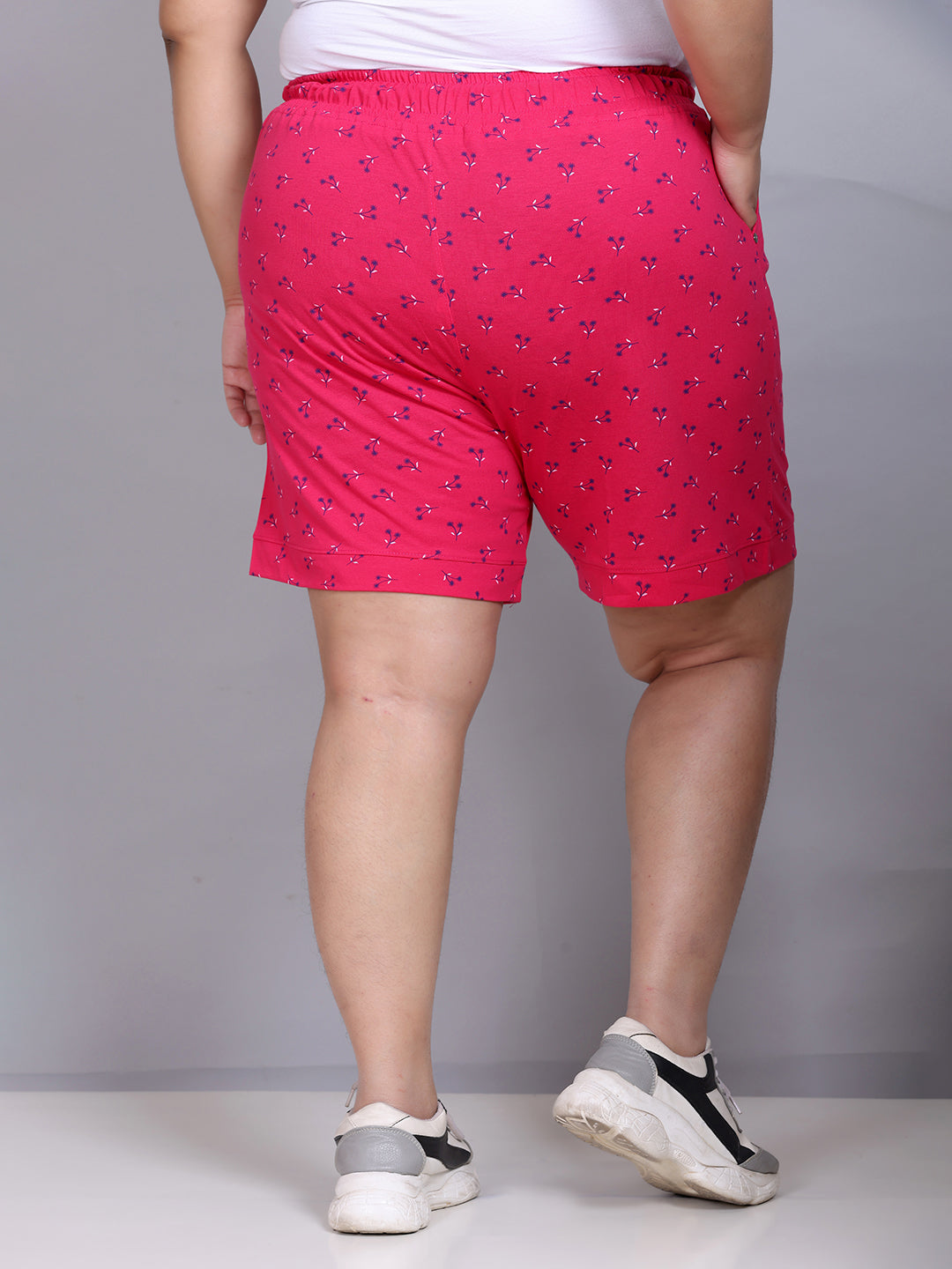 Loose Fit Knee Length Shorts for Women