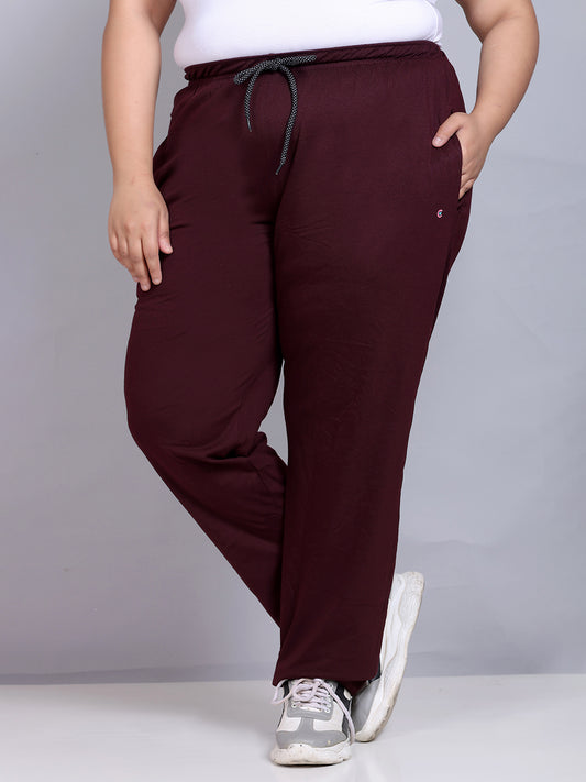 Cotton Trackpants With One Side Zip Pocket