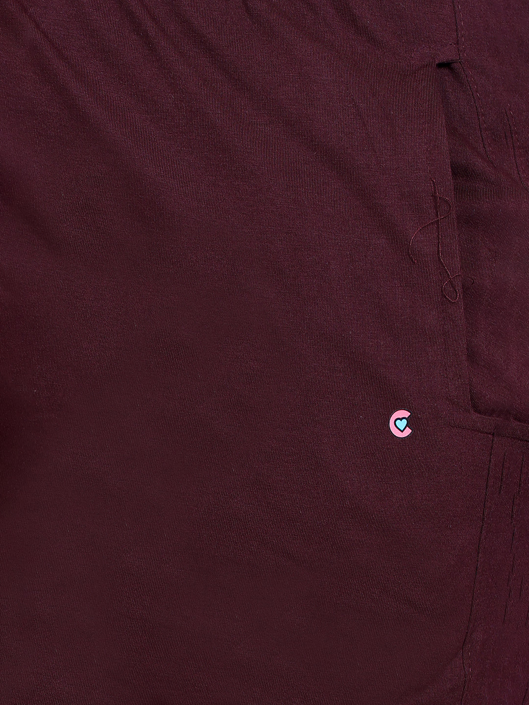 Buy Wine Cotton Track Pants For Women At Best Prices