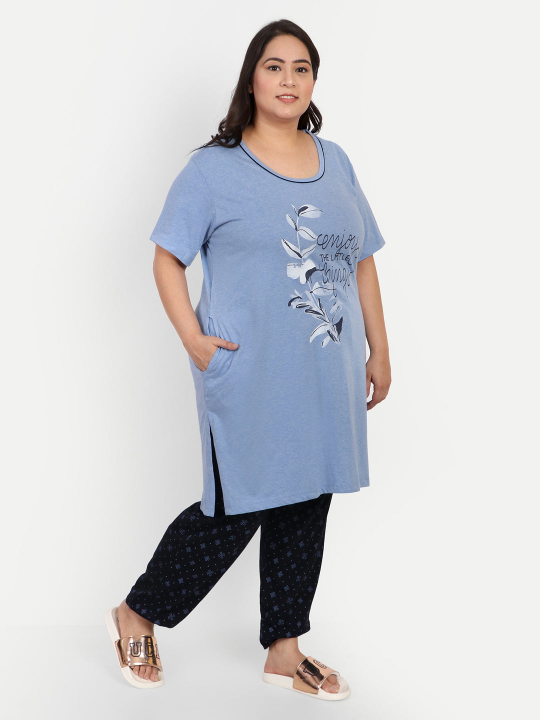 Cotton Night Suit Ladies