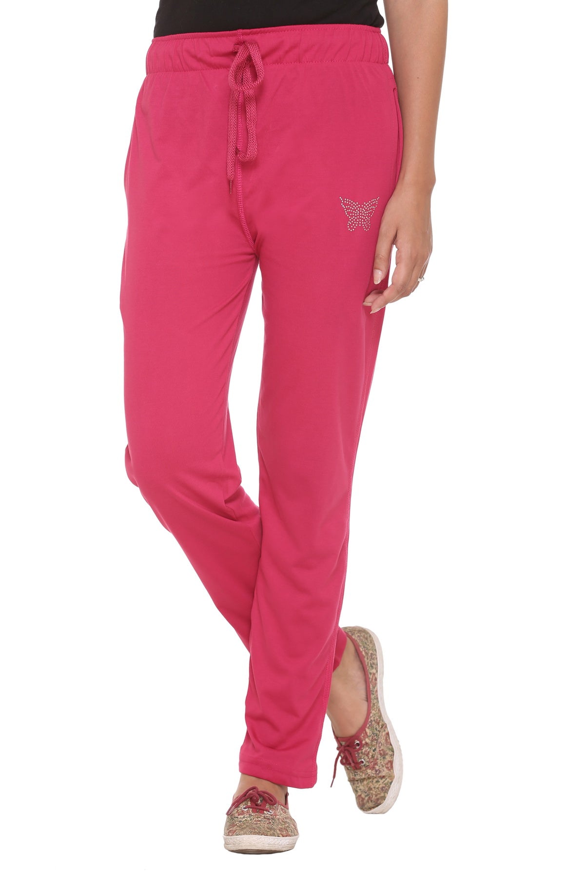 Women Pack Of 2 Solid Straight-Fit Track Pant
