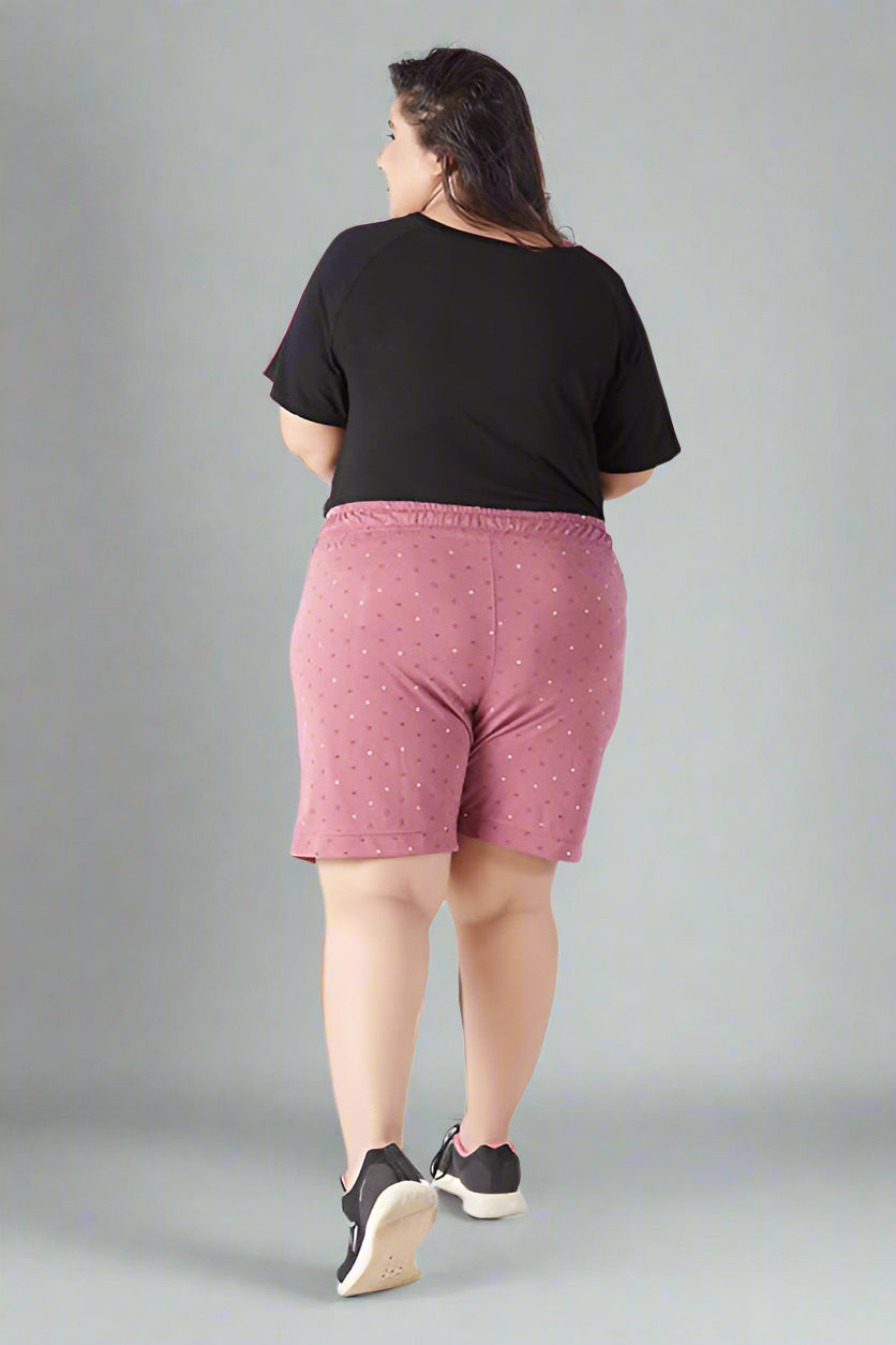 Women Cotton Loose Fit Bermuda Shorts