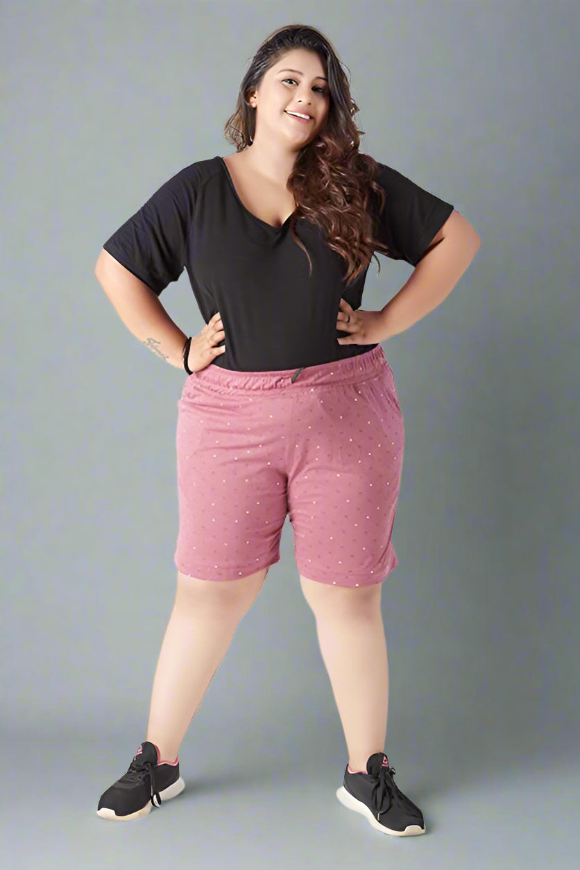 Straight Wide fit Long Length Cotton Shorts