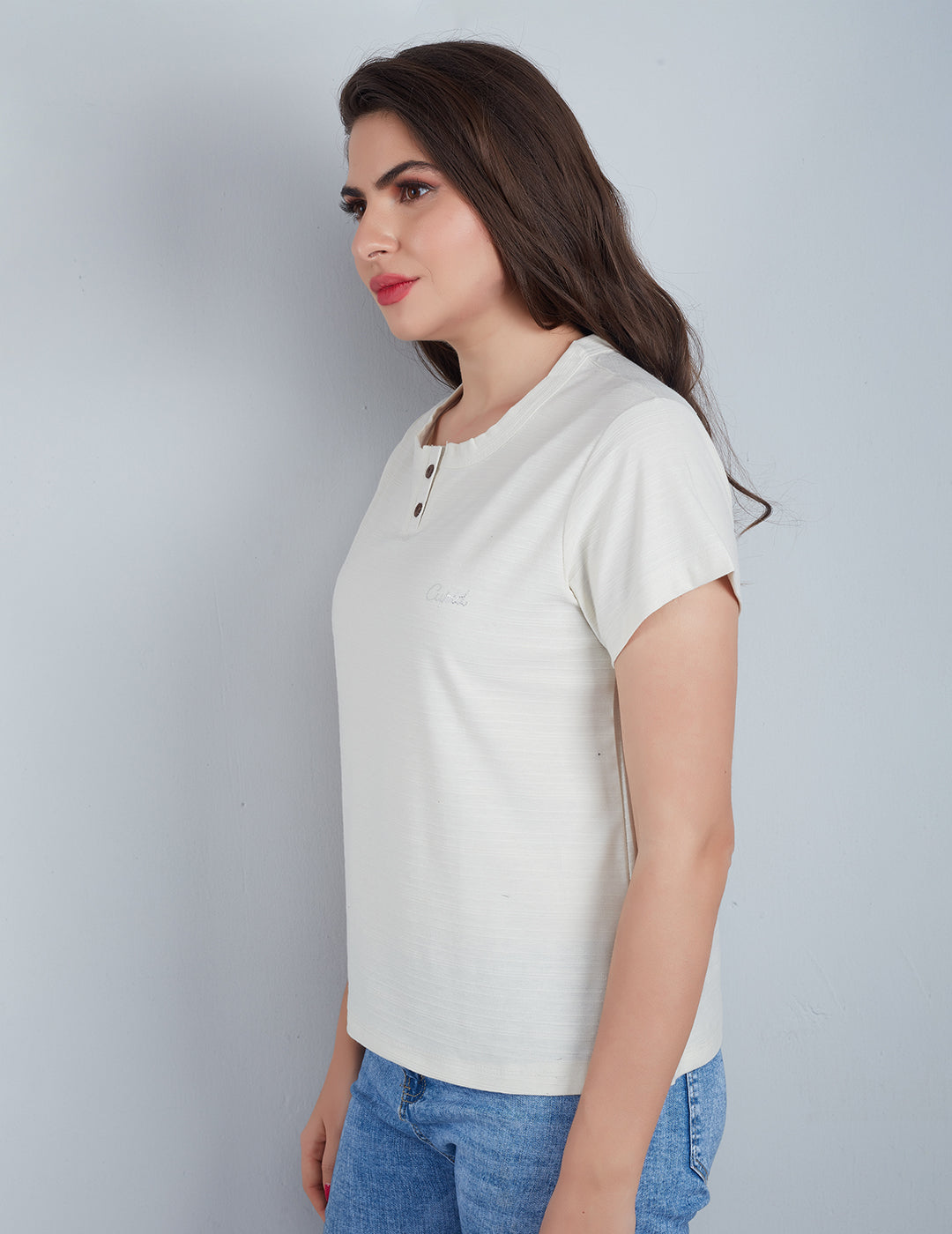 Stylish Plain Cotton Short Tops (Combo Of Three) At Best Price