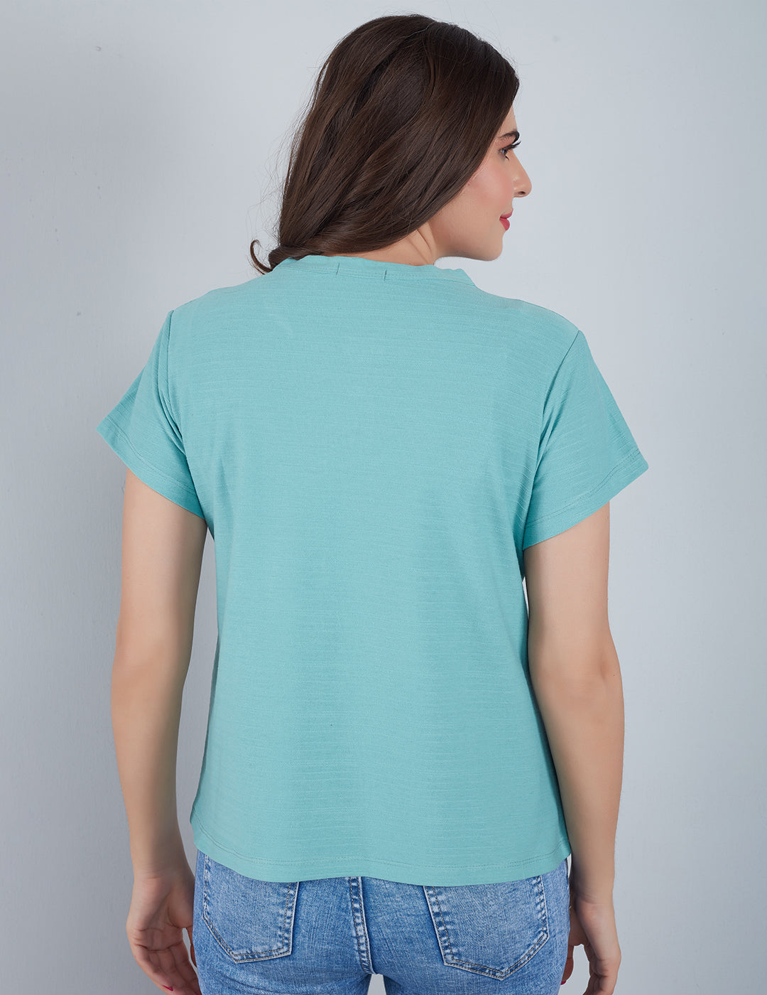 Stylish Plain Cotton Short Tops (Combo Of Three) At Best Price