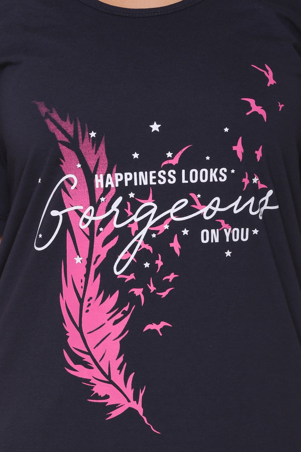 Women Plus Size Long Top & Tees/Night, Yoga, Gym Wear T-Shirt/Ladies Lounge/Sleep Wear 2 Pc Combo Offer Pack freeshipping - Cupid Clothings