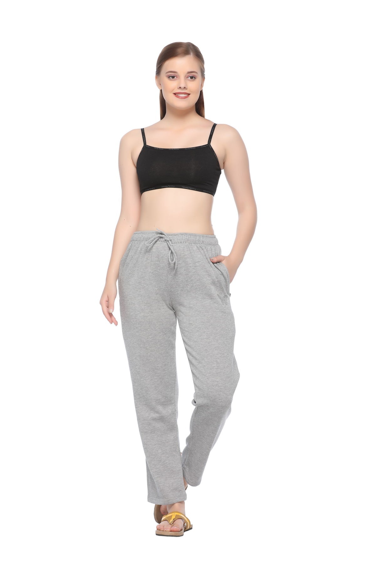 Plus Size Cotton Track Pants For Women