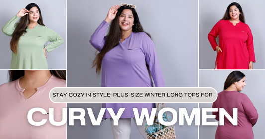 Stay Cozy in Style: Plus-Size Winter Long Tops for Curvy Women