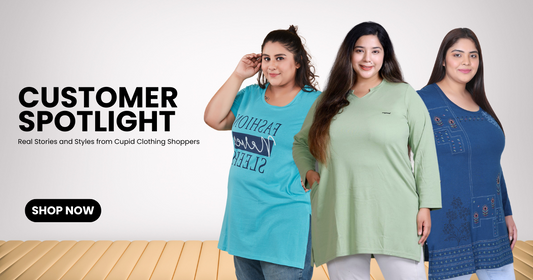 Plus size long tops for women online in india