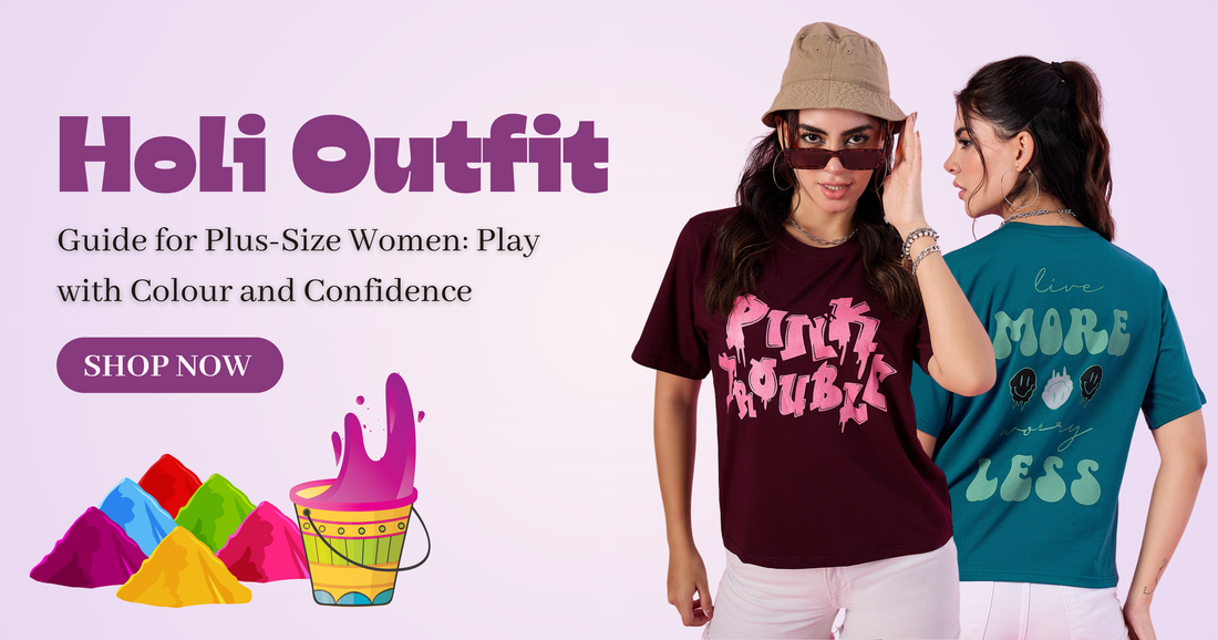 Holi Outfit Guide for Plus-Size Women: Play with Colour and Confidence