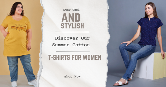 Stay Cool and Stylish: Discover Our Summer Cotton T-Shirts for Women