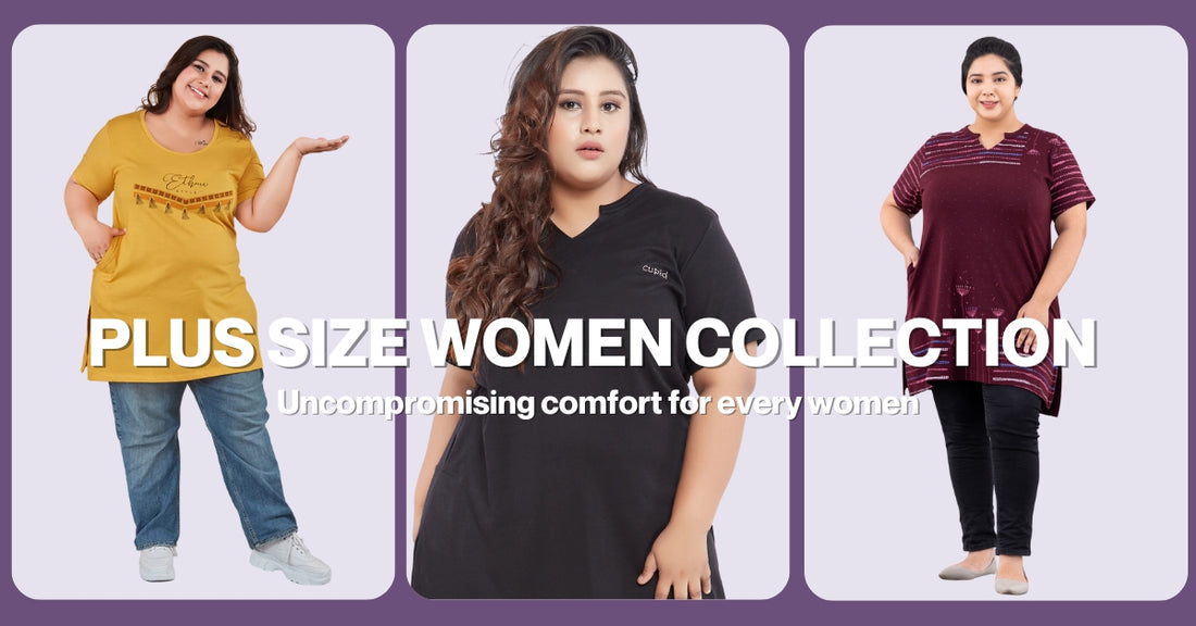 Plus size T-shirts for women by Cupidclothings