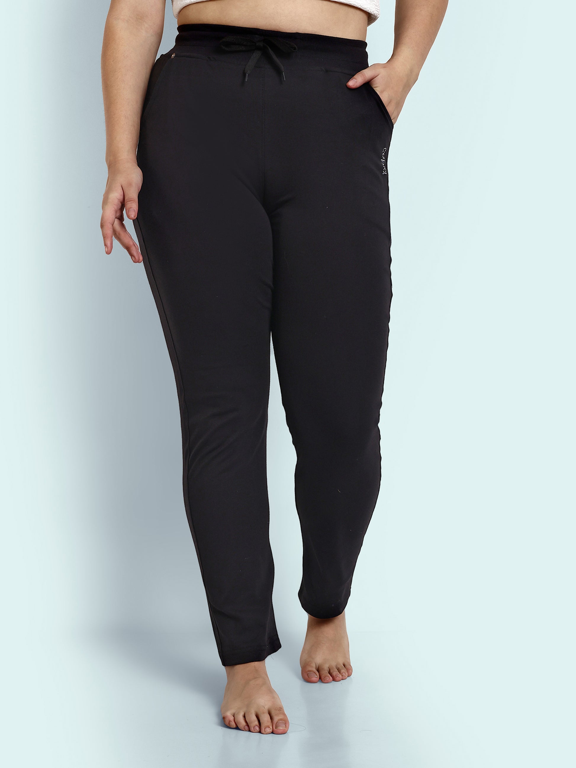 Buy BuyNewTrend Black Toko Lycra Jogger Pant For Women Online at Best  Prices in India - JioMart.