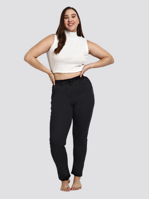 Stretchable Trackpants For Women - Cotton Lycra (M to 5XL)