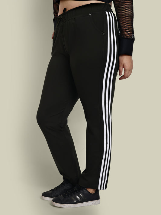 Buy Comfy Side Stripes Jogger Pants for Women online in India