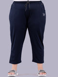 Women's Solid Regular Fit Cotton Capris