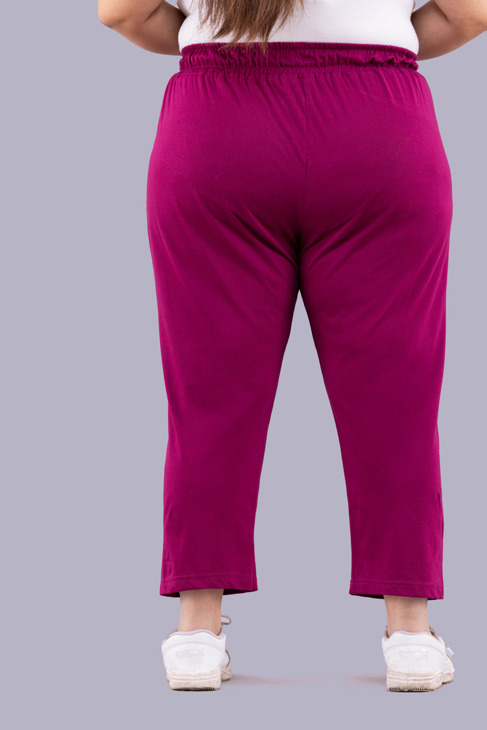 Stylish Purple Cotton Half Capris Pants For Women online in India
