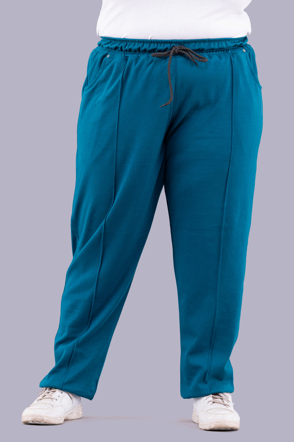 Buy Women Navy Regular Fit Solid Casual Track Pants Online - 593501 | Allen  Solly