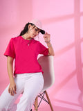 Women's Solid Oversized T-shirt