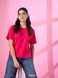 Printed Oversized T-Shirt for Women