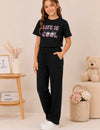 Girls Cotton T-Shirt & Pajama Set Soft Co-Ord Outfit for Kids 6-9 Years  (6-9 Years)