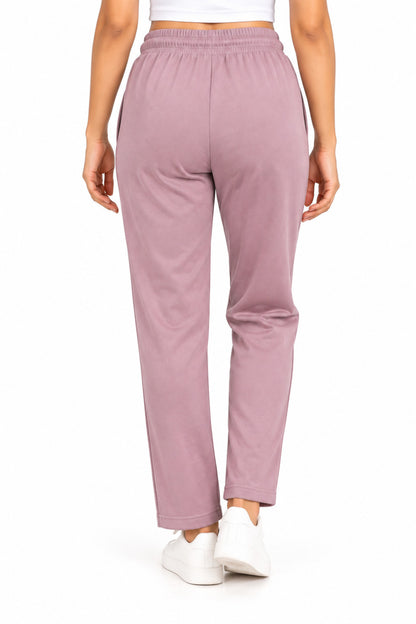 Mid Rise Easy Cotton Pants-Primrose
