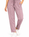 Mid Rise Easy Cotton Pants-Primrose