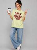 Cupid Woman Basic Printed Cotton Tees In Plus Sizes