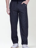Jinxer Men’s Striped Straight-Fit Cotton Combo of Three Trackpant-