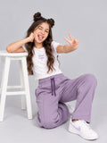 Girls' Relaxed Fit Cotton Track Pants for 11–14 Years