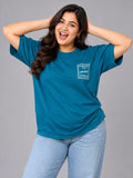 Cupid Woman Basic Printed Cotton Tees In Plus Sizes
