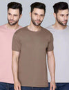 Derby Combo Pack of Men Round Neck Casual T-shirts