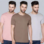 Derby Combo Pack of Men Round Neck Casual T-shirts