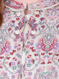 Jacquard Knit Warm Woollen Cardigan - Off White