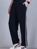 Jinxer Men Side Striped wide leg Fit Trackpants