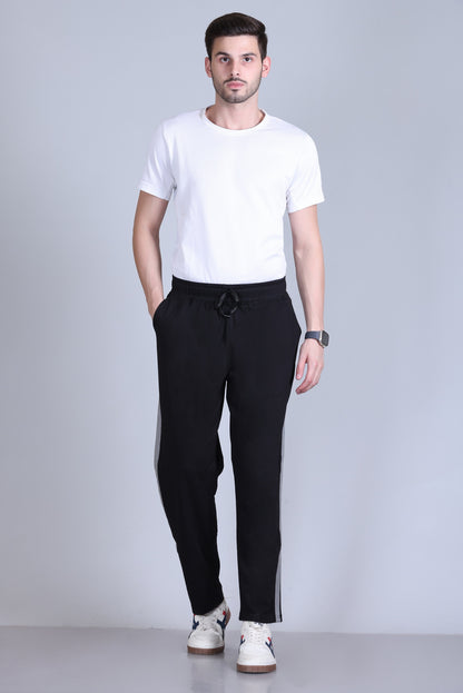 Jinxer Men Side Striped Straight Fit Trackpants