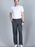 Men Loose Fit Side Striped Wide Leg Trousers